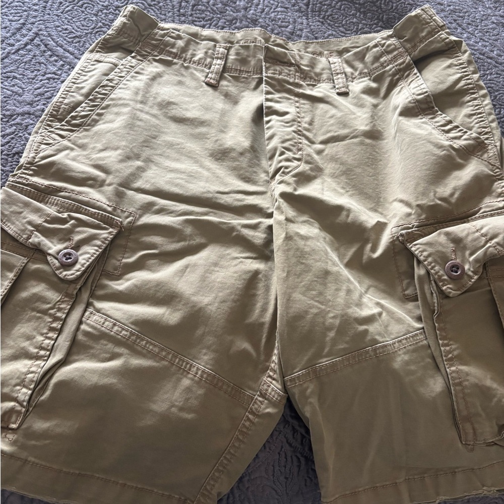 American Eagle Outfitters Khaki Cargo Shorts